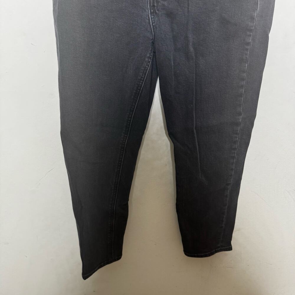 Denim Forum The Yoko High Rise Slim‎ Crop Black Jeans Size 27 Button Fly - Picture 5 of 14